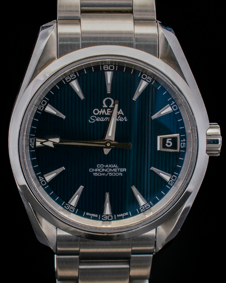 2013 Omega Seamaster Aqua Terra 150M "Skyfall" 38.5MM Blue Dial Steel Bracelet (231.10.39.21.03.001)