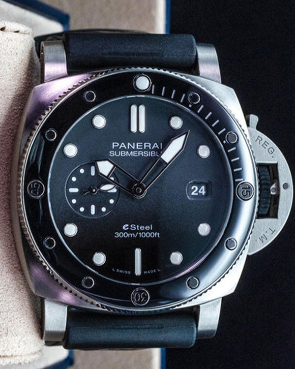 2023 Panerai Submersible QuarantaQuattro "Grigio Roccia" Boutique Edition 44MM Anthracite Dial Rubber Strap (PAM01288)
