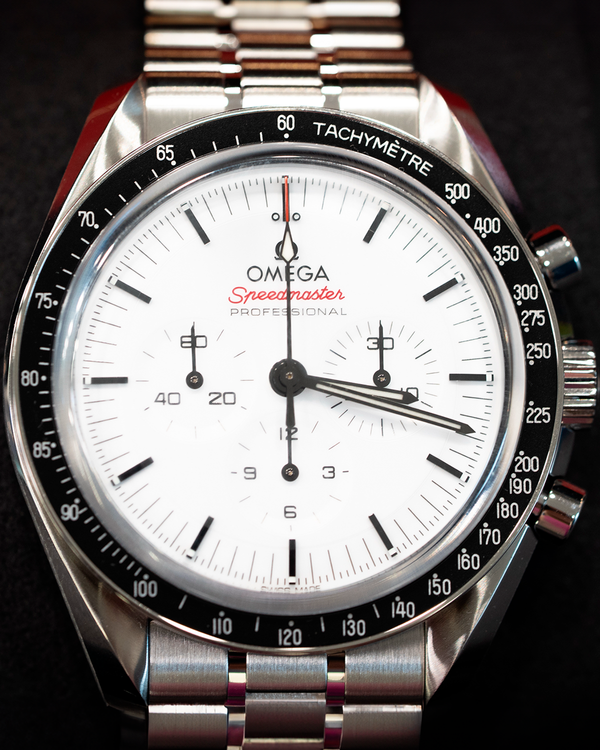 2025 Omega Speedmaster Professional Moonwatch 42MM White Dial Steel Bracelet (310.30.42.50.04.001)
