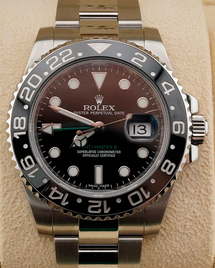 2015 Rolex GMT-Master II 40MM Black Dial Oyster Bracelet (116710LN)