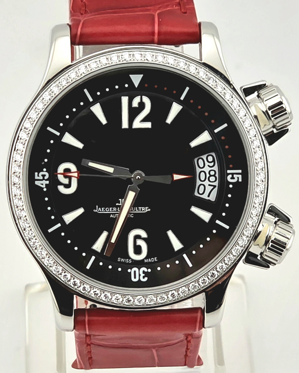 2006 Jaeger-LeCoultre Master Compressor 36MM Black Dial Leather Strap (148.8.60)