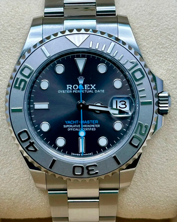 2022 Rolex Yacht-Master 37MM Rhodium Dial Oyster Bracelet (268622)