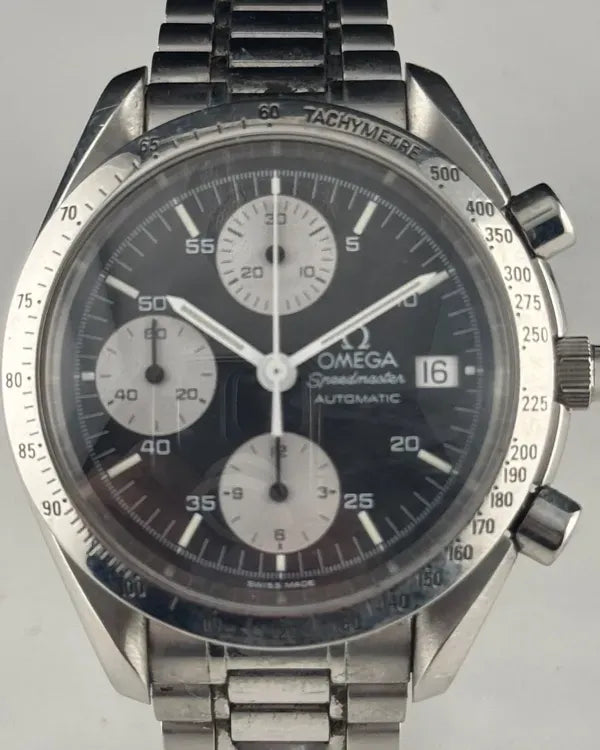 Omega Speedmaster Date 39MM Black Dial Steel Bracelet (3511.50.00)