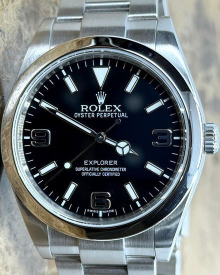 2011 Rolex Explorer 39MM Black Dial Oyster Bracelet (214270)