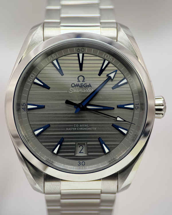 2018 Omega Seamaster Aqua Terra 150M 41MM Grey Dial Steel Bracelet (220.10.41.21.06.001)