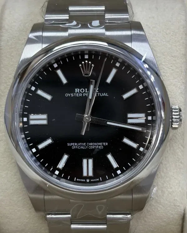 2024 Rolex Oyster Perpetual 41MM Black Dial Oyster Bracelet (124300)