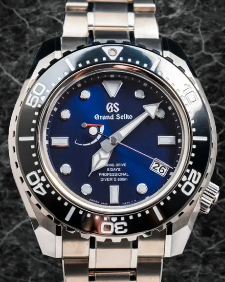 2021 Grand Seiko Sport "60th Anniversary" L.E. 46.9MM Blue Dial Titanium Bracelet (SLGA001)