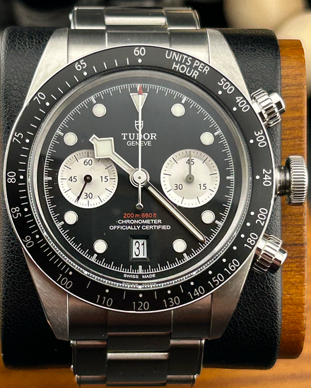 2024 Tudor Black Bay Chrono 41MM Black Dial Steel Bracelet (79360N)
