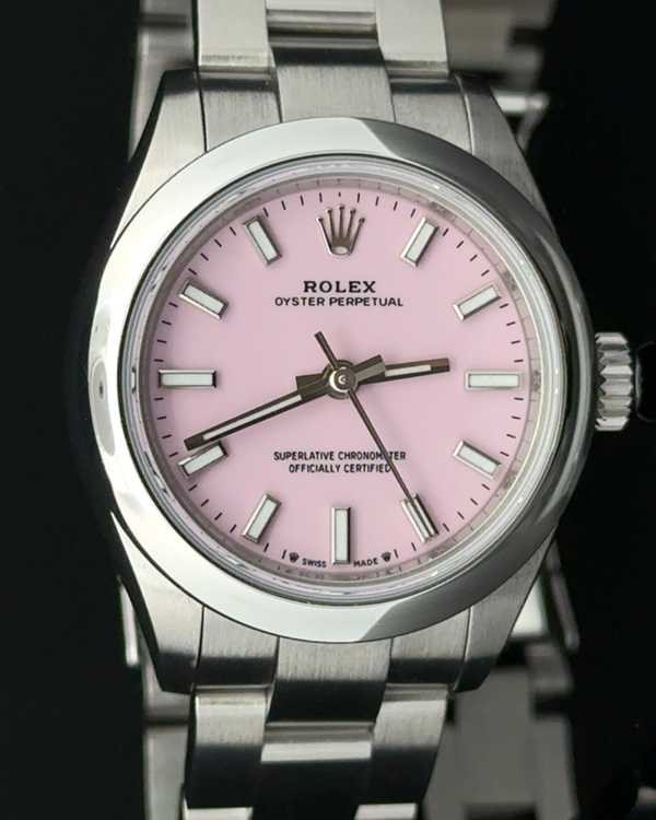 2025 Rolex Oyster Perpetual 28MM Candy Pink Dial Oyster Bracelet (276200)
