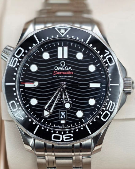 No Reserve - 2024 Omega Seamaster Diver 300M 42MM Black Dial Steel Bracelet (210.30.42.20.01.001)