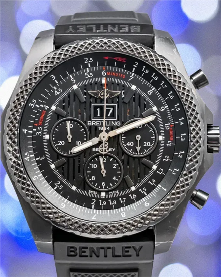 2014 Breitling Bentley 6.75 L.E. 49MM Black Dial Rubber Strap (M4436413/BD27)