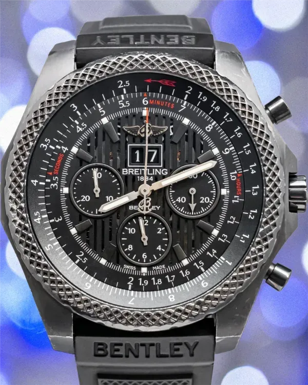 2014 Breitling Bentley 6.75 L.E. 49MM Black Dial Rubber Strap (M4436413/BD27)