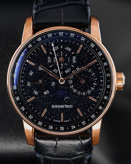 Audemars Piguet Code 11.59 Perpetual Calendar 41MM Aventurine Dial Leather Strap (26394OR.OO.D321CR.01)