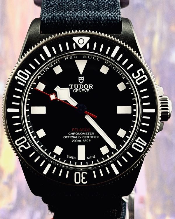 2025 Tudor Pelagos FXD "Alinghi Red Bull Racing Edition" 43MM Blue Dial Textile Strap (25707KN)