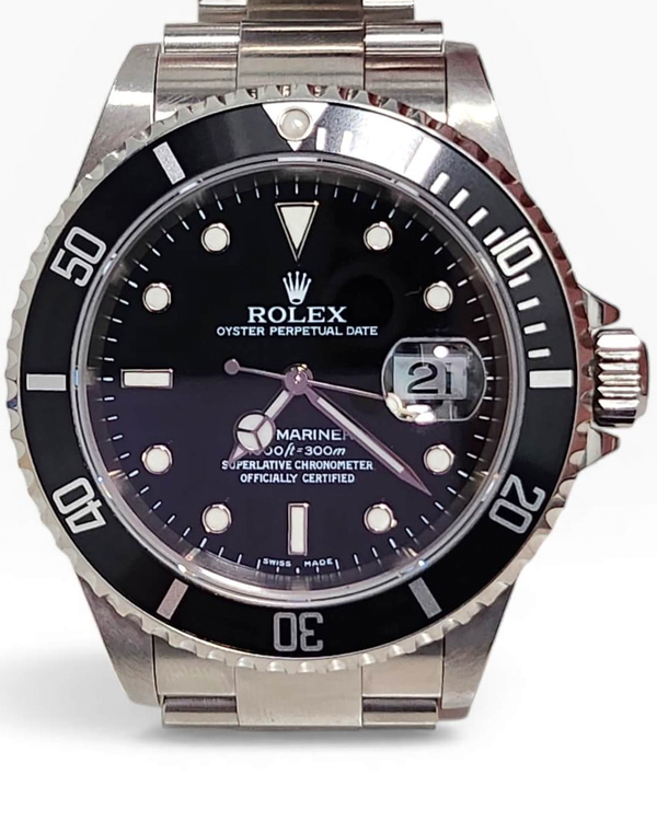 Rolex Submariner Date 40MM Black Dial Oyster Bracelet (16610)