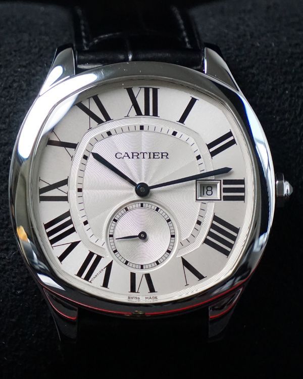 2020 Cartier Drive De Cartier 41MM Silver Dial Leather Strap (WSNM0015)