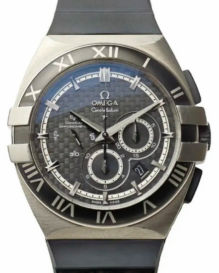Omega Constellation Double Eagle "Mission Hills World Cup" 41MM Black Dial Rubber Strap (121.92.41.50.01.001)
