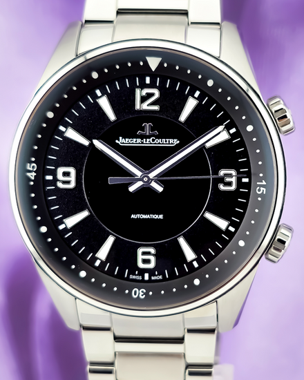 2022 Jaeger-LeCoultre Polaris 41MM Black Dial Steel Bracelet (Q9008170)