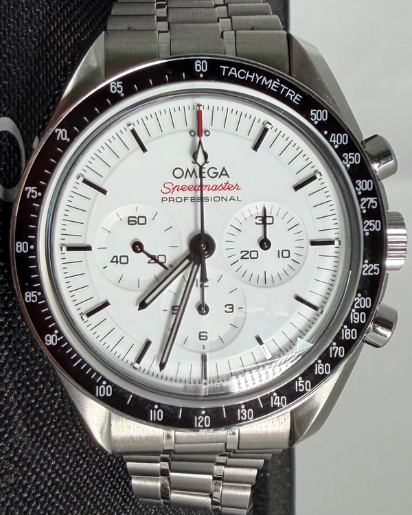 2025 Omega Speedmaster Professional Moonwatch 42MM White Dial Steel Bracelet (310.30.42.50.04.001)