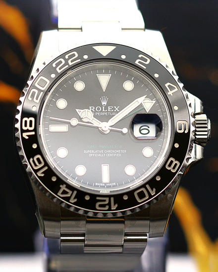 2017 Rolex GMT-Master II 40MM Black Dial Oyster Bracelet (116710LN)