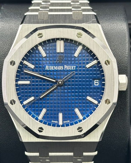 2021 Audemars Piguet Royal Oak L.E. 41MM Blue Dial White Gold Bracelet (15503BC.OO.1220BC.01)