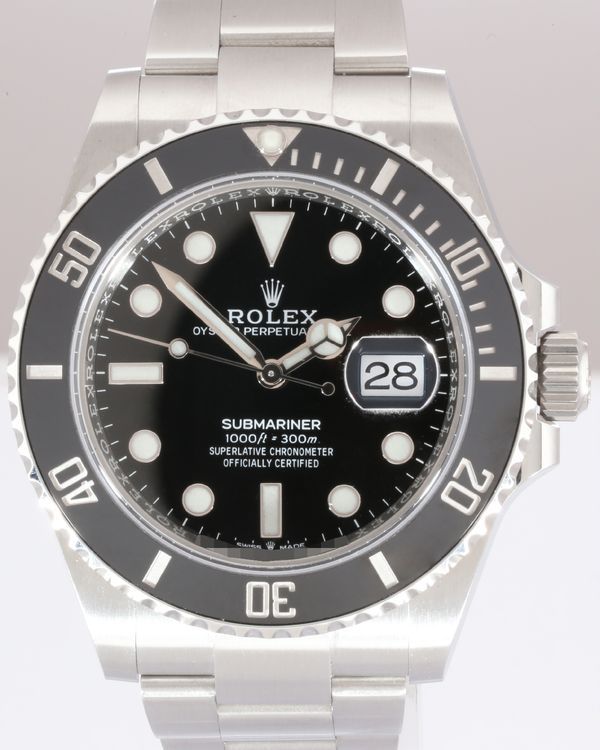 No Reserve - 2021 Rolex Submariner Date 41MM Black Dial Oyster Bracelet (126610LN)