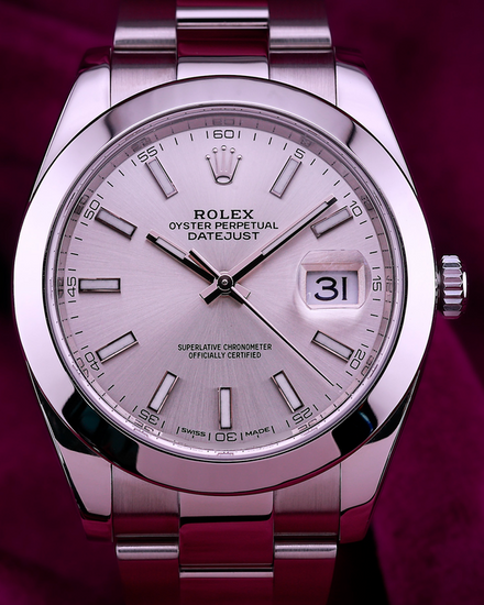 2023 Rolex Datejust 41MM Silver Dial Oyster Bracelet (126300)