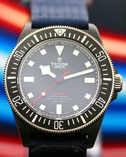 2023 Tudor Pelagos FXD "Alinghi Red Bull Racing Edition" 43MM Blue Dial Textile Strap (25707KN)