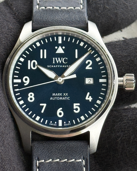 2026 IWC Schaffhausen Pilot Mark XX 40MM Blue Dial Leather Strap 2026 IWC Schaffhausen Pilot Mark XX 40MM Blue Dial Leather Strap