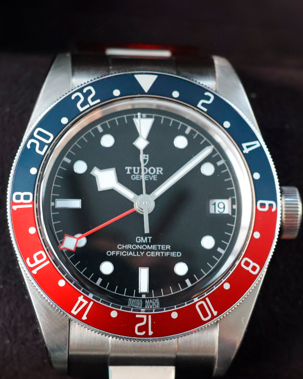 2021 Tudor Black Bay GMT "Pepsi" 41MM Black Dial Steel Bracelet (79830RB)