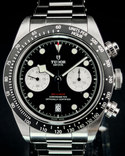 2023 Tudor Black Bay Chrono 41MM Black Dial Steel Bracelet (79360N)