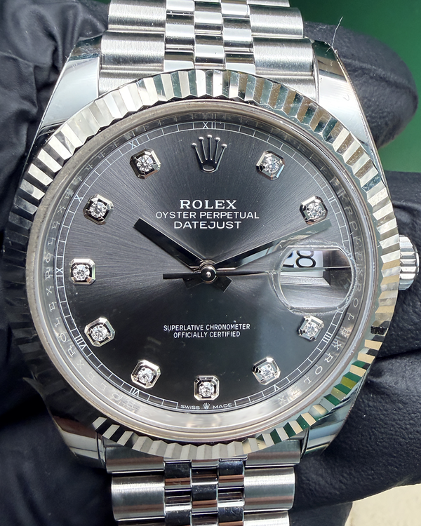 2025 Rolex Datejust 41MM Rhodium Dial Jubilee Bracelet (126334)