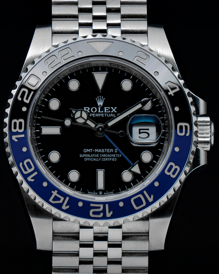 2019 Rolex GMT-Master II "Batgirl" 40MM Black Dial Jubilee Bracelet (126710BLNR)