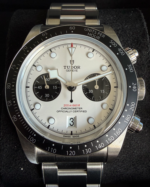 2025 Tudor Black Bay Chrono "Panda" 41MM White Dial Steel Bracelet (79360N-002)