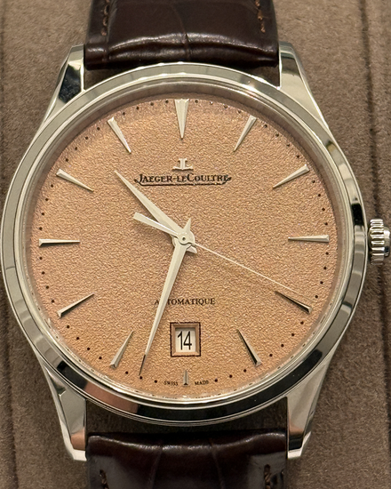2026 Jaeger-LeCoultre Master Ultra Thin L.E. 39MM Salmon Dial Leather Strap (Q1238460)