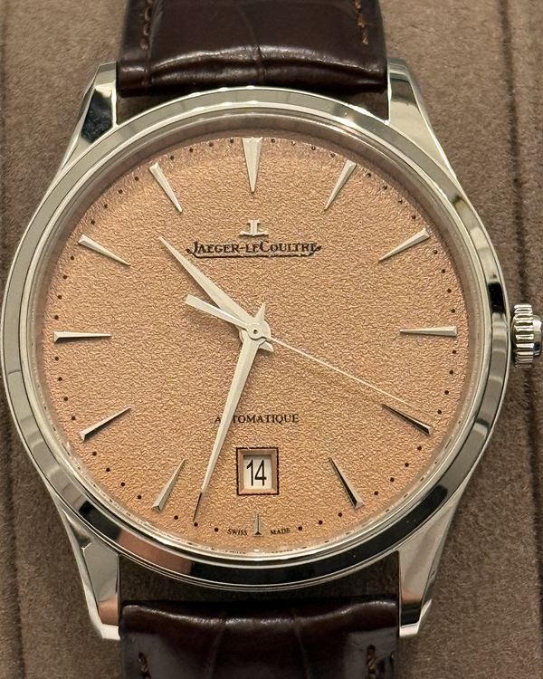 2026 Jaeger-LeCoultre Master Ultra Thin L.E. 39MM Salmon Dial Leather Strap (Q1238460)