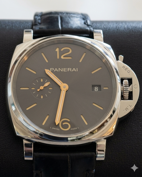 2023 Panerai Luminor Due 42MM Grey Dial Leather Strap (PAM01250)