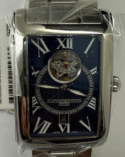 No Reserve - 2024 Frederique Constant Classics 47MM Blue Dial Steel Bracelet (FC-315DNS4C26B)
