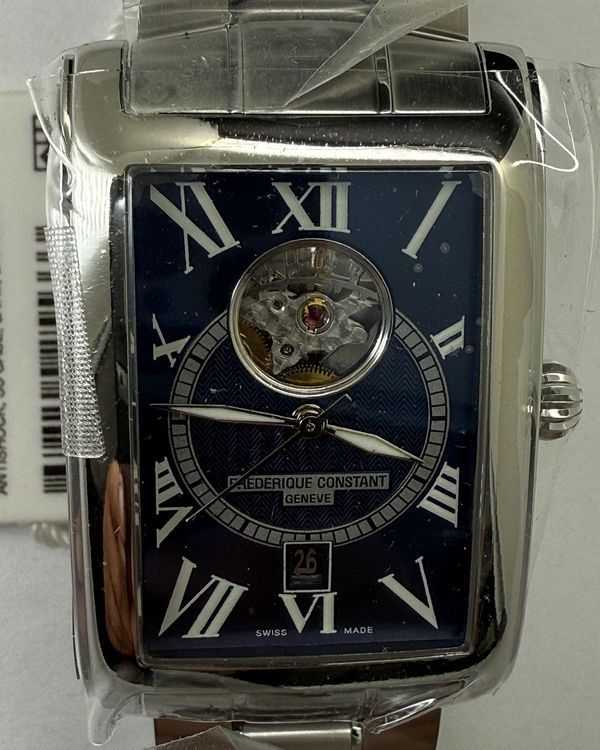 No Reserve - 2024 Frederique Constant Classics 47MM Blue Dial Steel Bracelet (FC-315DNS4C26B)