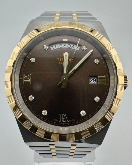 No Reserve - 2026 Tudor Royal 41MM Brown Dial Two-Tone Bracelet (28603)