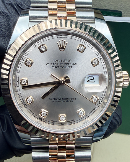 2017 Rolex Datejust 41MM Slate Dial Two-Tone Jubilee Bracelet (126331)