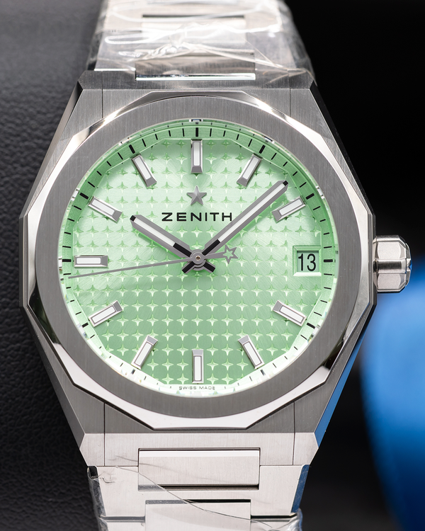 2025 Zenith Defy Skyline 36MM Green Dial Steel Bracelet (03.9400.670/61.I001)