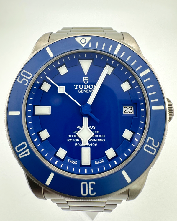 No Reserve - 2026 Tudor Pelagos 42MM Blue Dial Titanium Bracelet (25600TB)