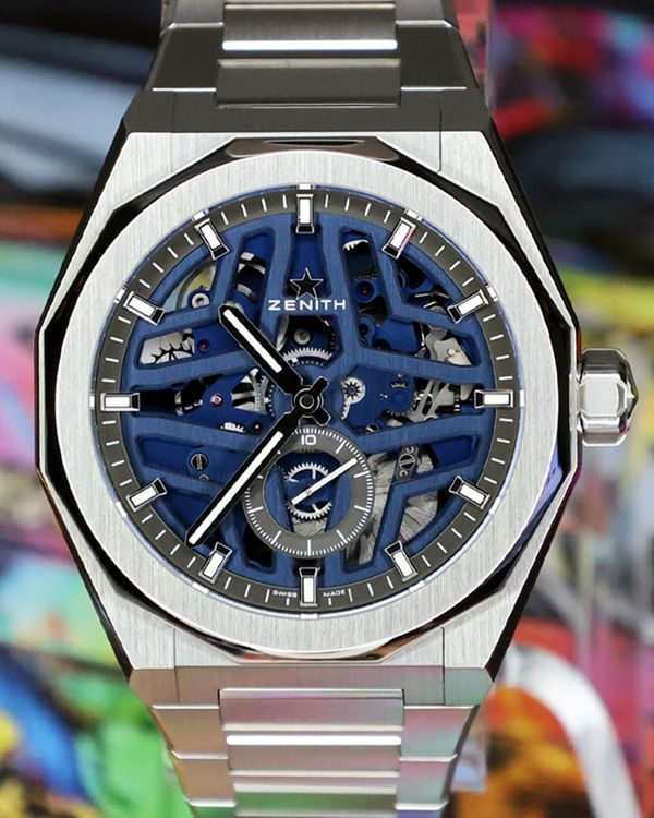 2023 Zenith Defy Skyline Skeleton 41MM Skeleton Dial Steel Bracelet (03.9300.3620/79.I001)