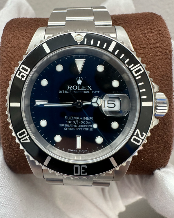 2009 Rolex Submariner Date 40MM Black Dial Oyster Bracelet (16610)