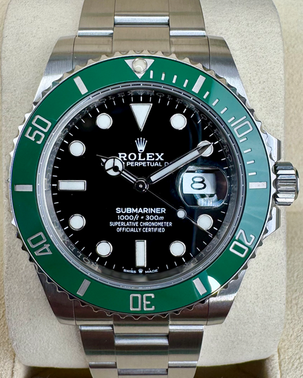 2021 Rolex Submariner Date "Starbucks" 41MM Black Dial Steel Bracelet (126610LV)