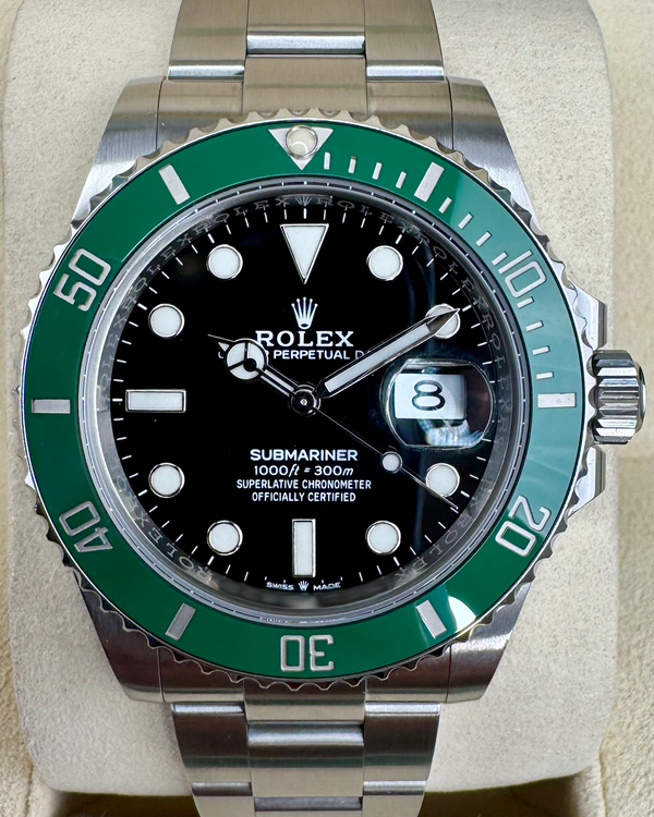2021 Rolex Submariner Date "Starbucks" 41MM Black Dial Steel Bracelet (126610LV)