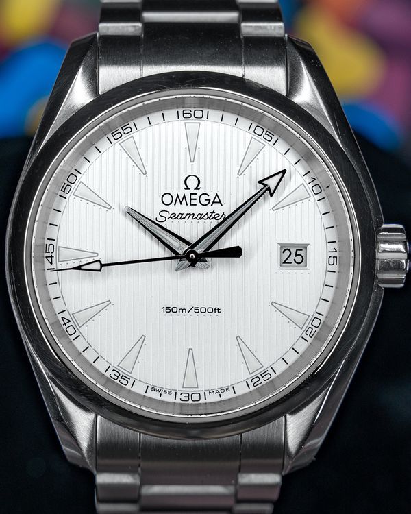 No Reserve - Omega Seamaster Aqua Terra 150M 38.5MM Quartz Silver Dial Steel Bracelet (231.10.39.60.02.001)