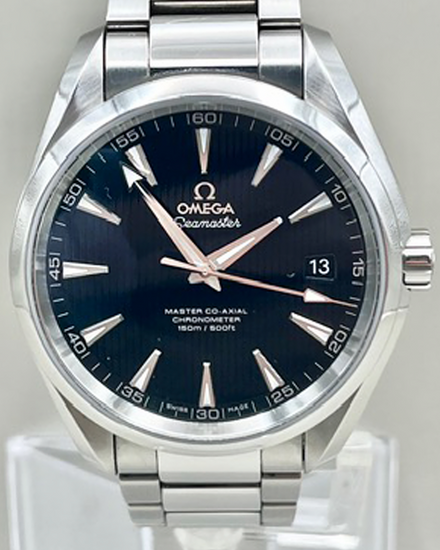 2015 Omega Seamaster Aqua Terra 150M 41.5MM Black Dial Steel Bracelet (231.10.42.21.01.003)