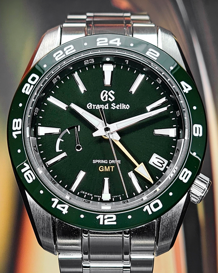 2024 Grand Seiko Sport GMT 40.5MM Green Dial Steel Bracelet (SBGE257)